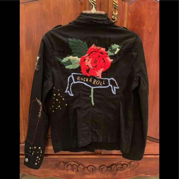 Jackets & Blazers - Rocker jacket w/FANTASTIC embellishments, so cool!
